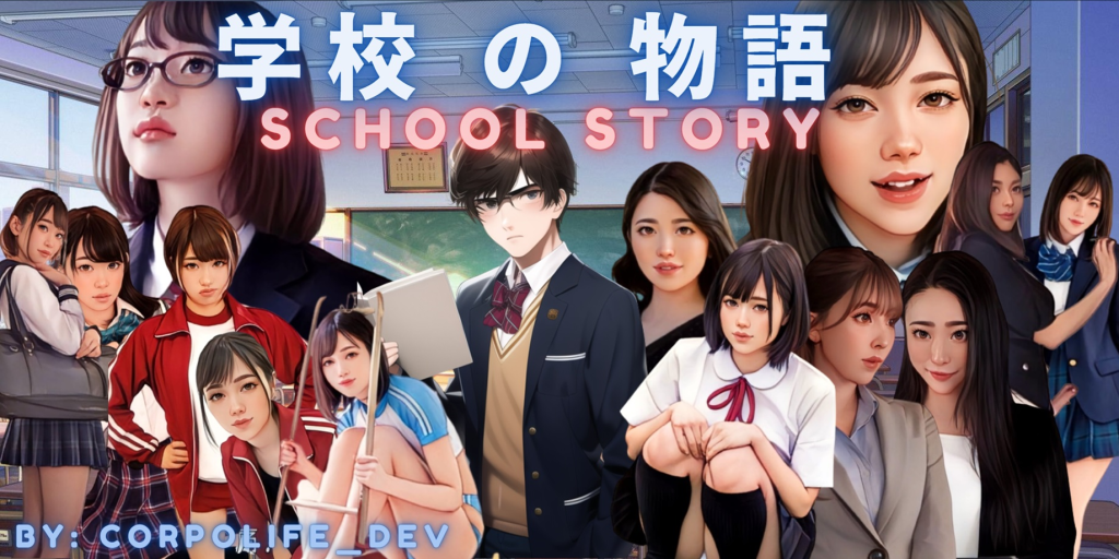 【真人SLG/HTML/动态】学校物语/学校の物语 Gakko No Monogatari V0.18a 浏览器翻译 百度+UC/12.9G