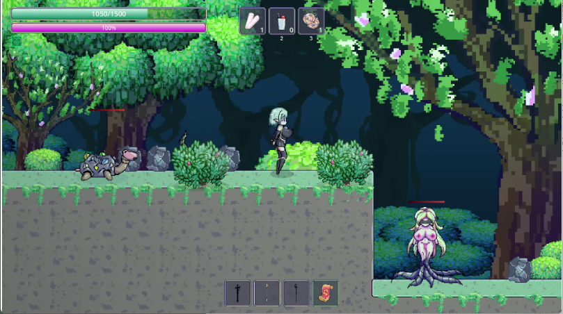 【像素ACT/中文/动态】娜莉亚的新任务/Narea’s New Mission V1.6 Steam官方中文版 百度+UC/217M