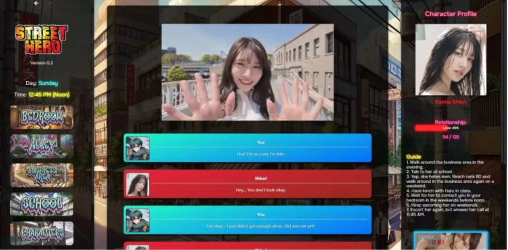 【亚洲风真人SLG/Html/动态】街头英雄·Street Hero Ver0.20 浏览器翻译HTML版 百度+UC/4.48G