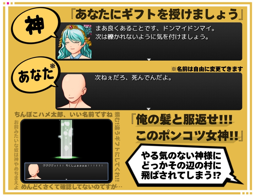 【日式RPG/汉化/2D】神弃者的异世纵欲录/アヘ♡おほ♡わからせっくす!! ～異世界転生したので村に居る女全員○す～ V1.1 PC+安卓双端汉化版 百度+UC/650m