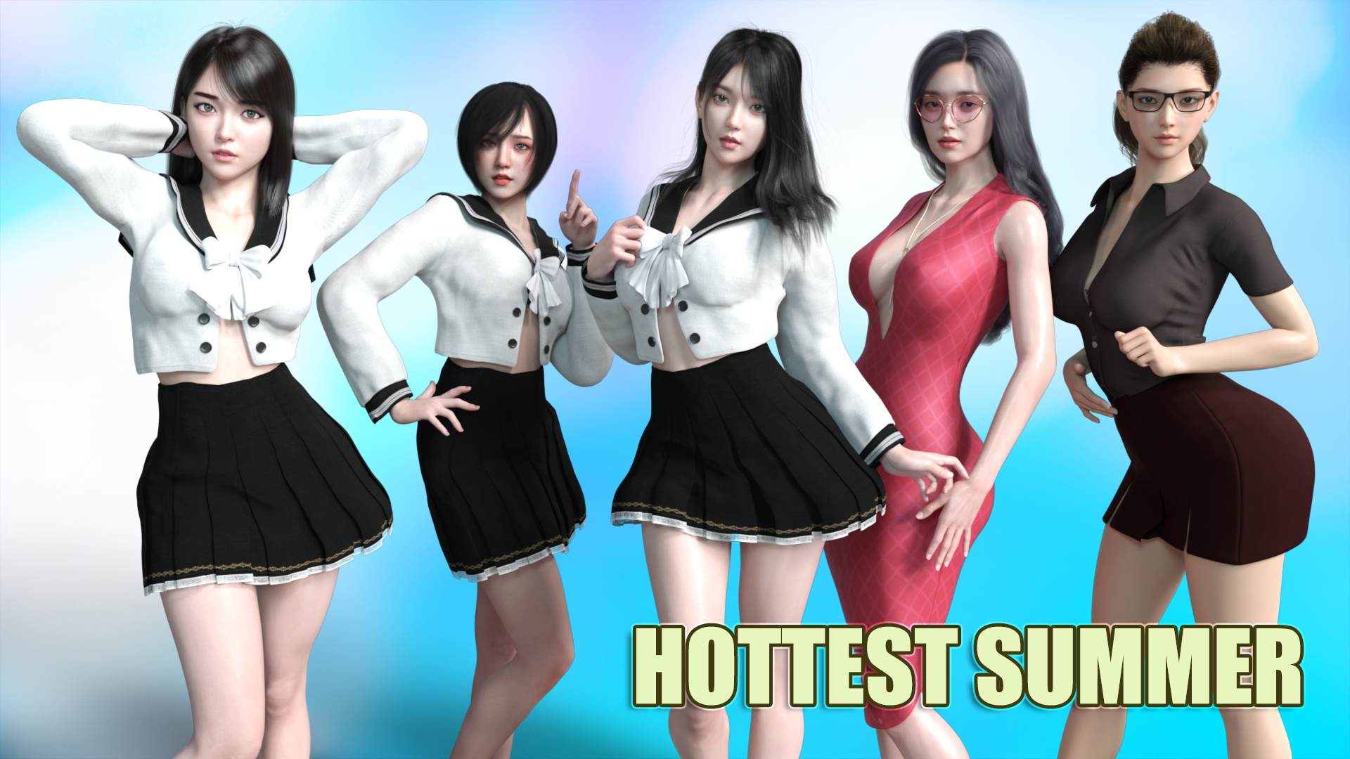【亚洲风SLG/汉化/动态】最热的夏天/Hottest Summer V0.95 PC+安卓双端汉化版 百度+UC/1.83G