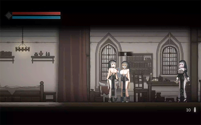 【日式ACT/中文/像素/动态】维罗达修女 SisterVirodar Sister Virodar v0.18 官方中文版 百度+UC/314m